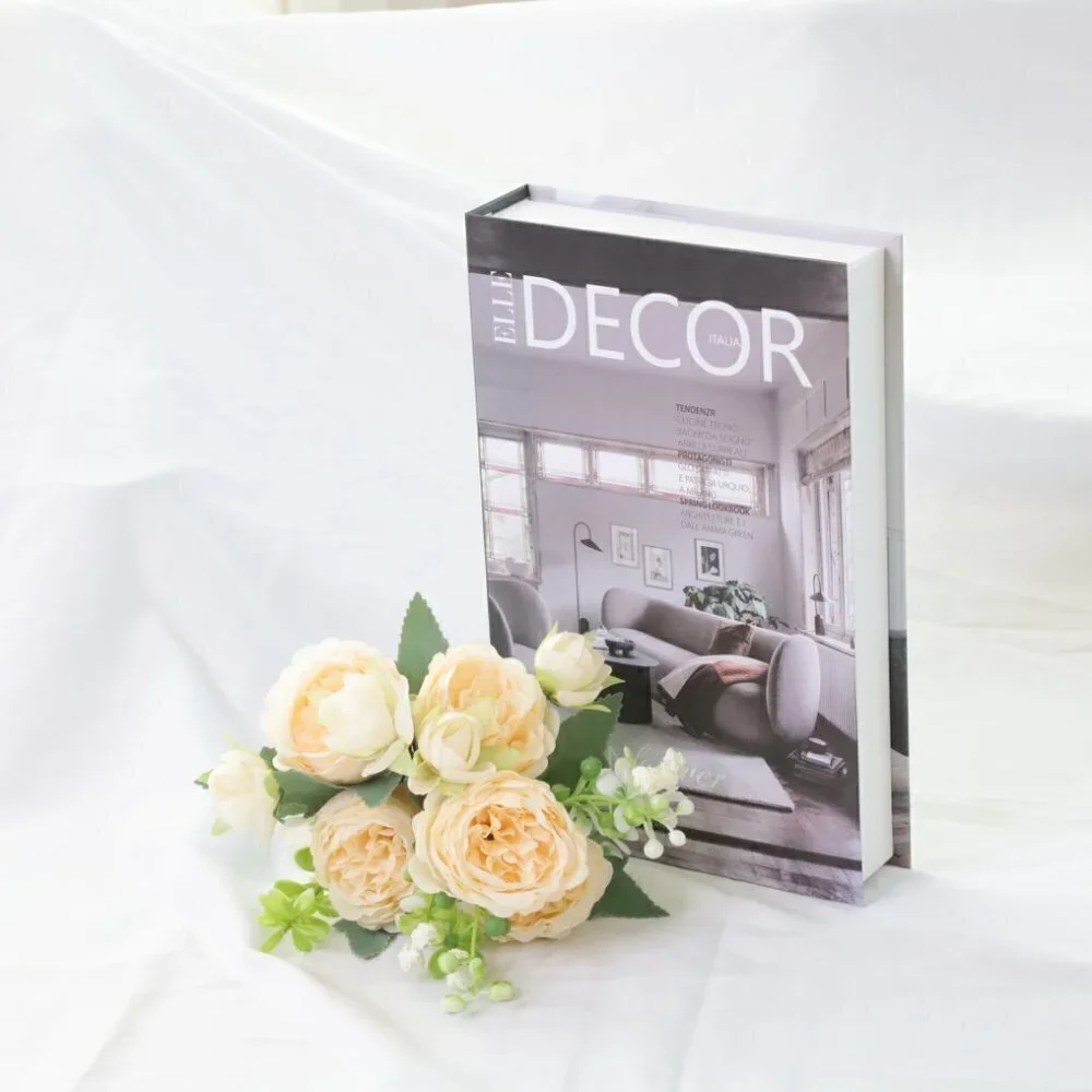 NEW Luxury Decoration Coffee Table Fashion Art Faux Book Storage Box